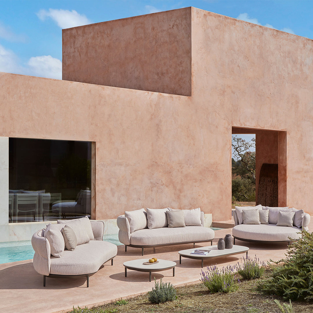 Amba Essence Outdoor 3-Seater Sofa w/ Armrest
