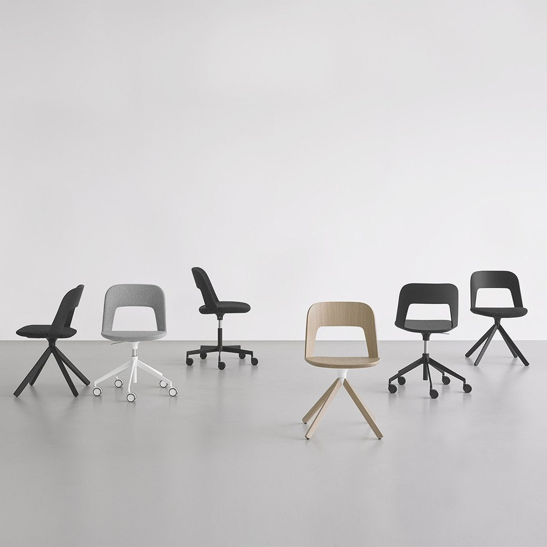 Arco Office Chair - 5-Star Base, Fully Upholstered, Adjustable