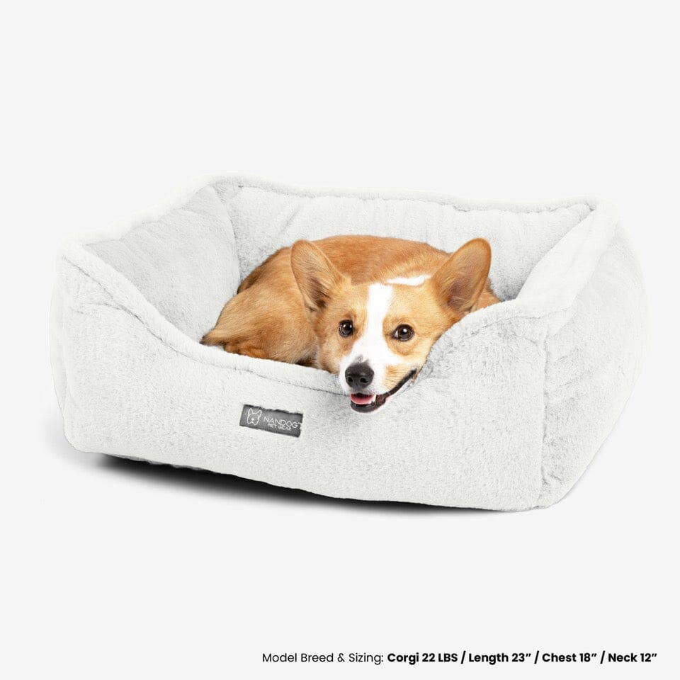 Nandog Pet Gear - The Super Cloud Bed in Pearl White