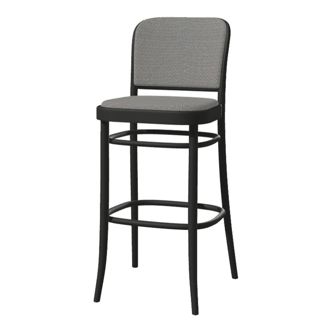 Barstool 811 - Seat & Back Upholstered - Beech Frame