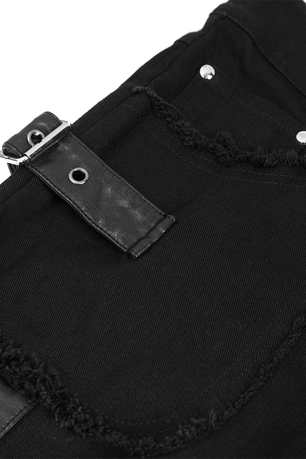 Born Villain Distressed Goth Pants