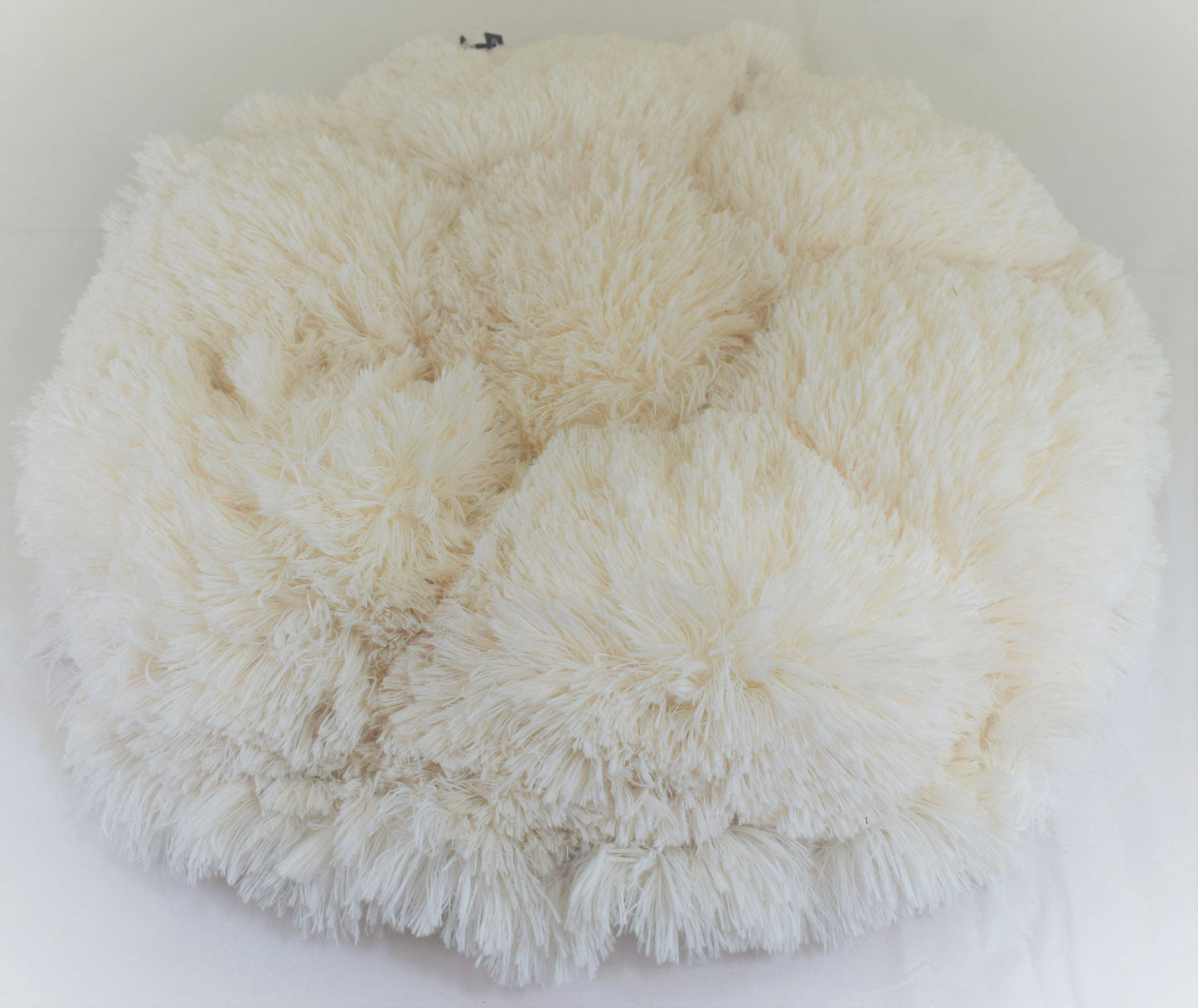 Brown Rabbit & Cream Shag Swaddle Bed: Medium