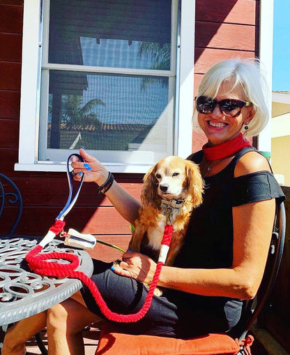 PoisePup - LEASH - HOT MARINE