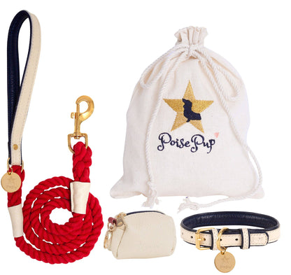 PoisePup - LEASH - HOT MARINE