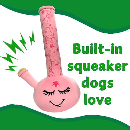 PAW:20 - Harmony Bong, Parody Plush Squeaky 420 Dog Toy