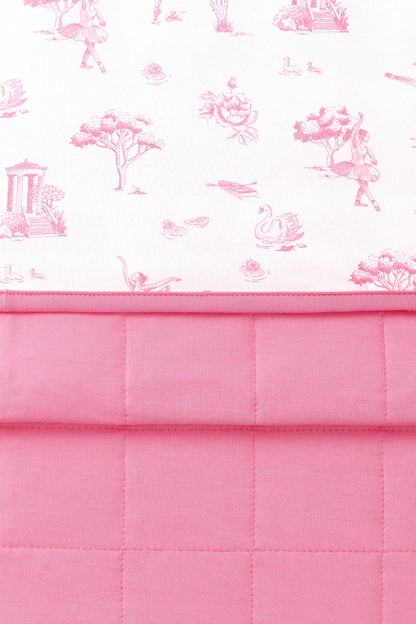Baby Blanket in Toile Ballet