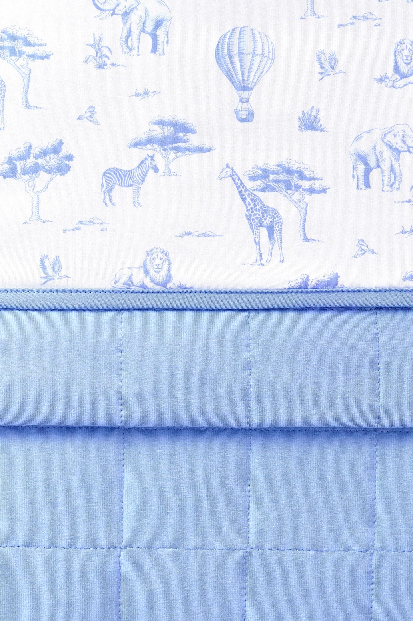 Toddler Blanket in Toile Safari 1.0