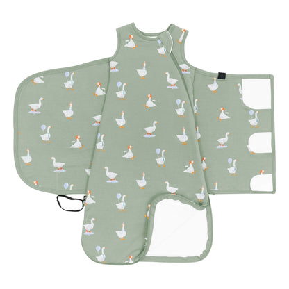 Sleep Bag Swaddler in Silly Goose 1.0