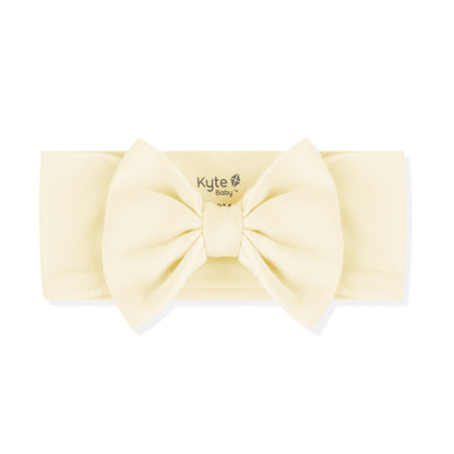 Bow Headband in Chamomile