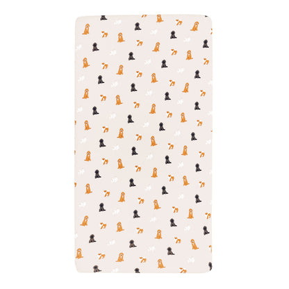 Crib Sheet in Fluffy Dog