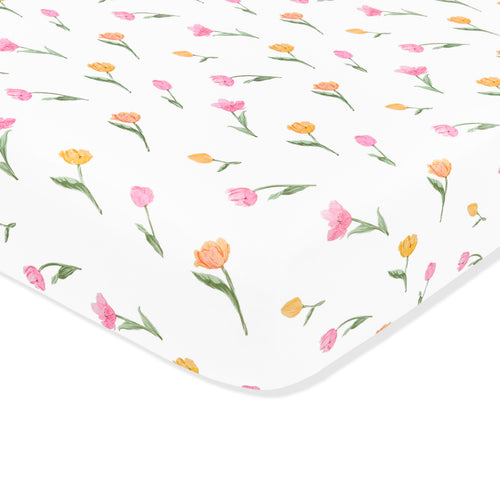 Crib Sheet in Tulip
