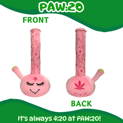 PAW:20 - Harmony Bong, Parody Plush Squeaky 420 Dog Toy