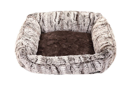 Gator with Grey Mink Lounge Bed: Small