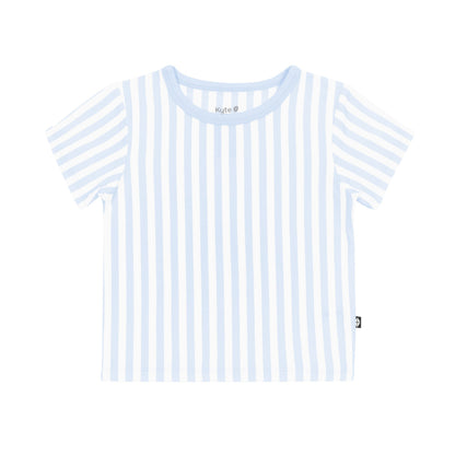 Toddler Basic Tee in Small Mist Stripe