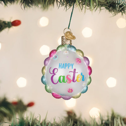 Scalloped Easter Egg Ornament