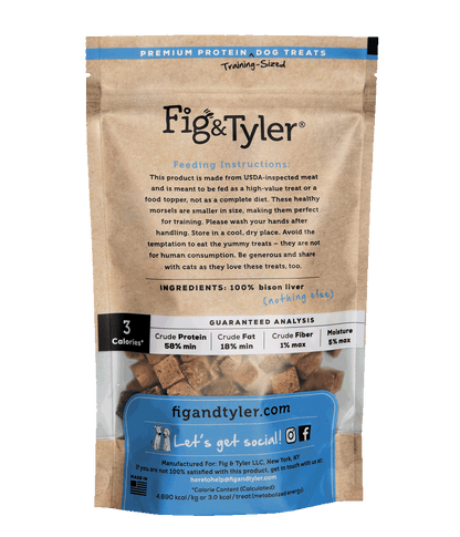 Fig & Tyler - Freeze-Dried Bison Liver Morsels