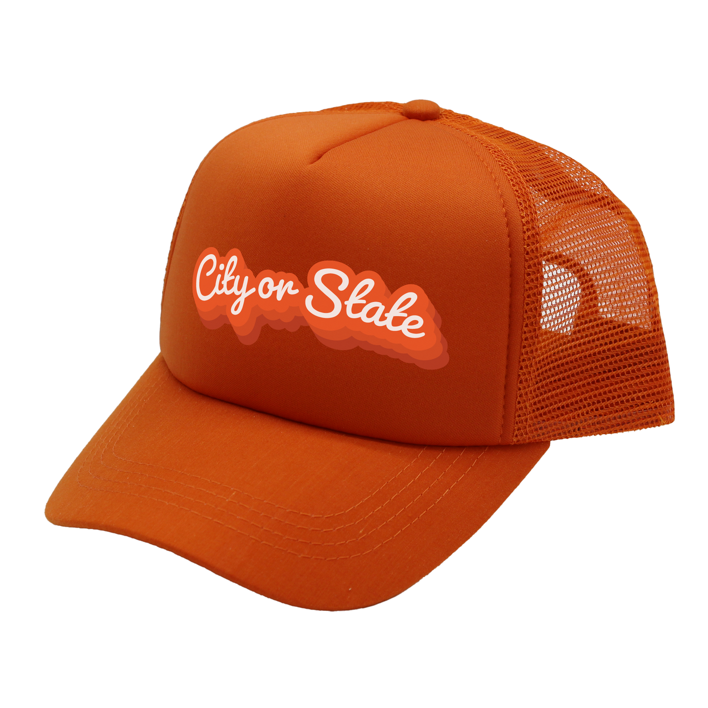 PupLid - Custom Retro Text | Trucker Hat for Dogs