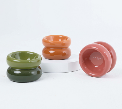 PEHOM - Soufflé Pet Bowl - Rose Pink
