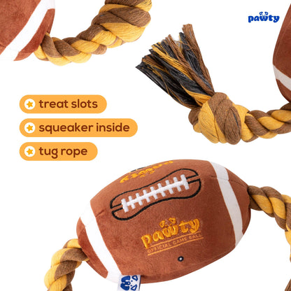 PAWTY Dog Toys - PAWTY FOOTBALL