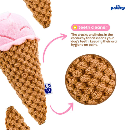 PAWTY Dog Toys - PAWTY's Ice Cream Interactive Dog Toy