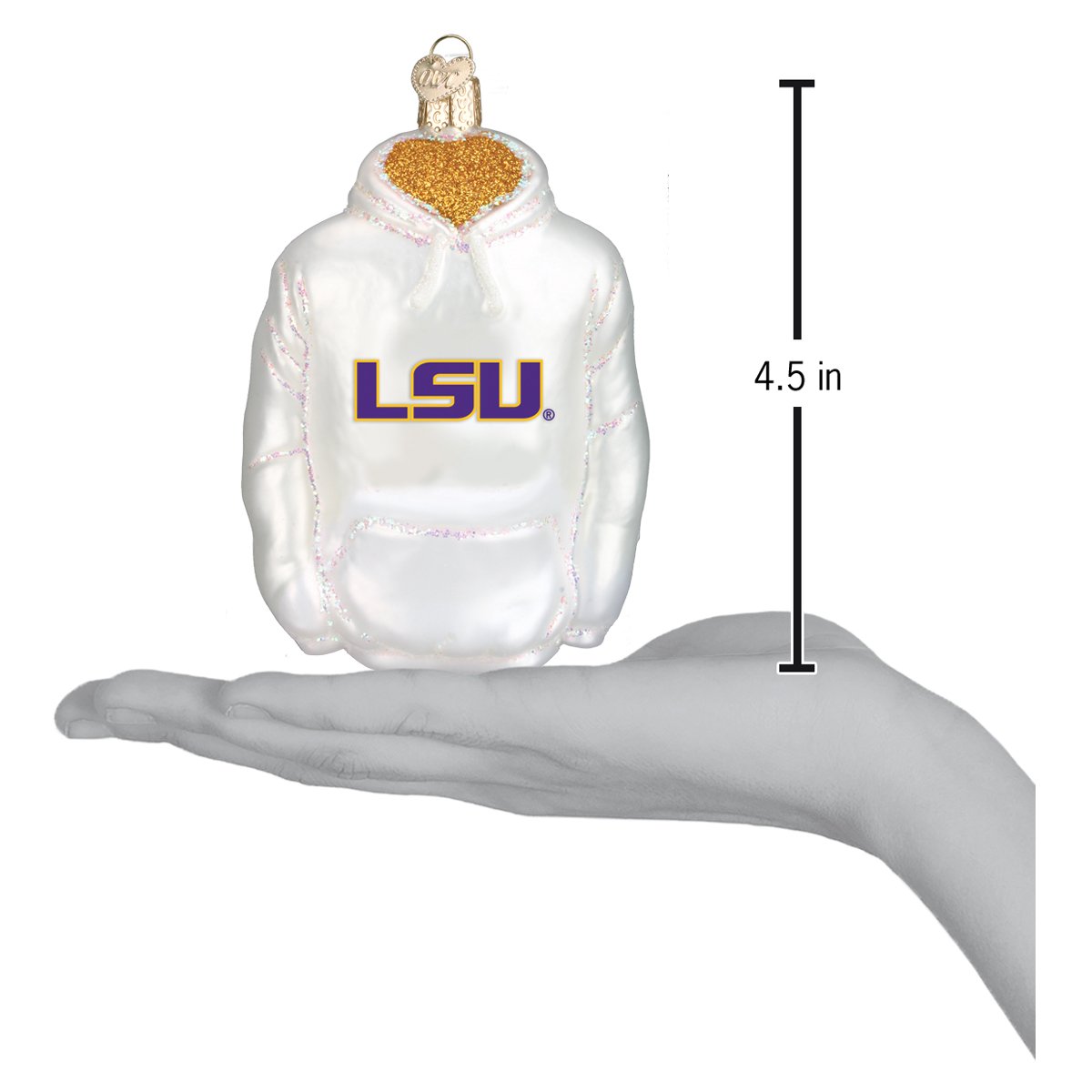 LSU  Hoodie Ornament
