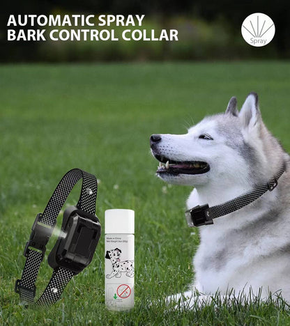 Pet Life - Pet Life ® Bark-Myst 3-Level Sensitivity of Spray and Tone Anti-Bark Dog Collar