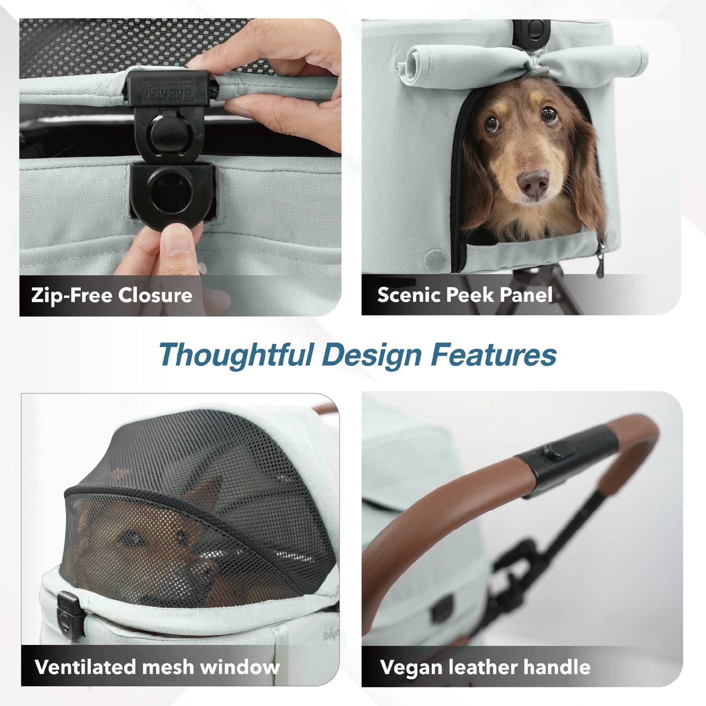 ibiyaya - Ibiyaya Tinker Small Detachable Pet Stroller