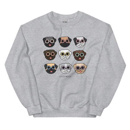 Sweatshirt - Pugs