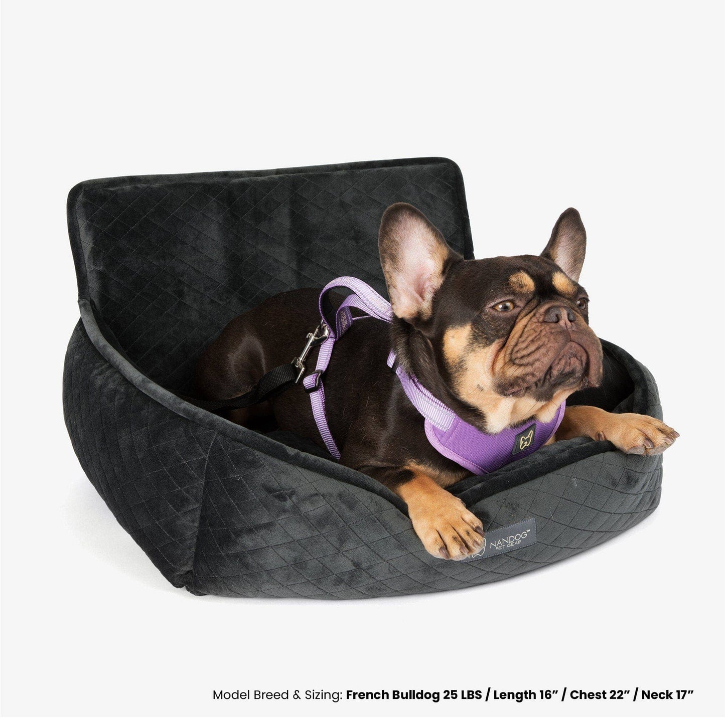 Nandog Pet Gear - The Car Seat Gray M