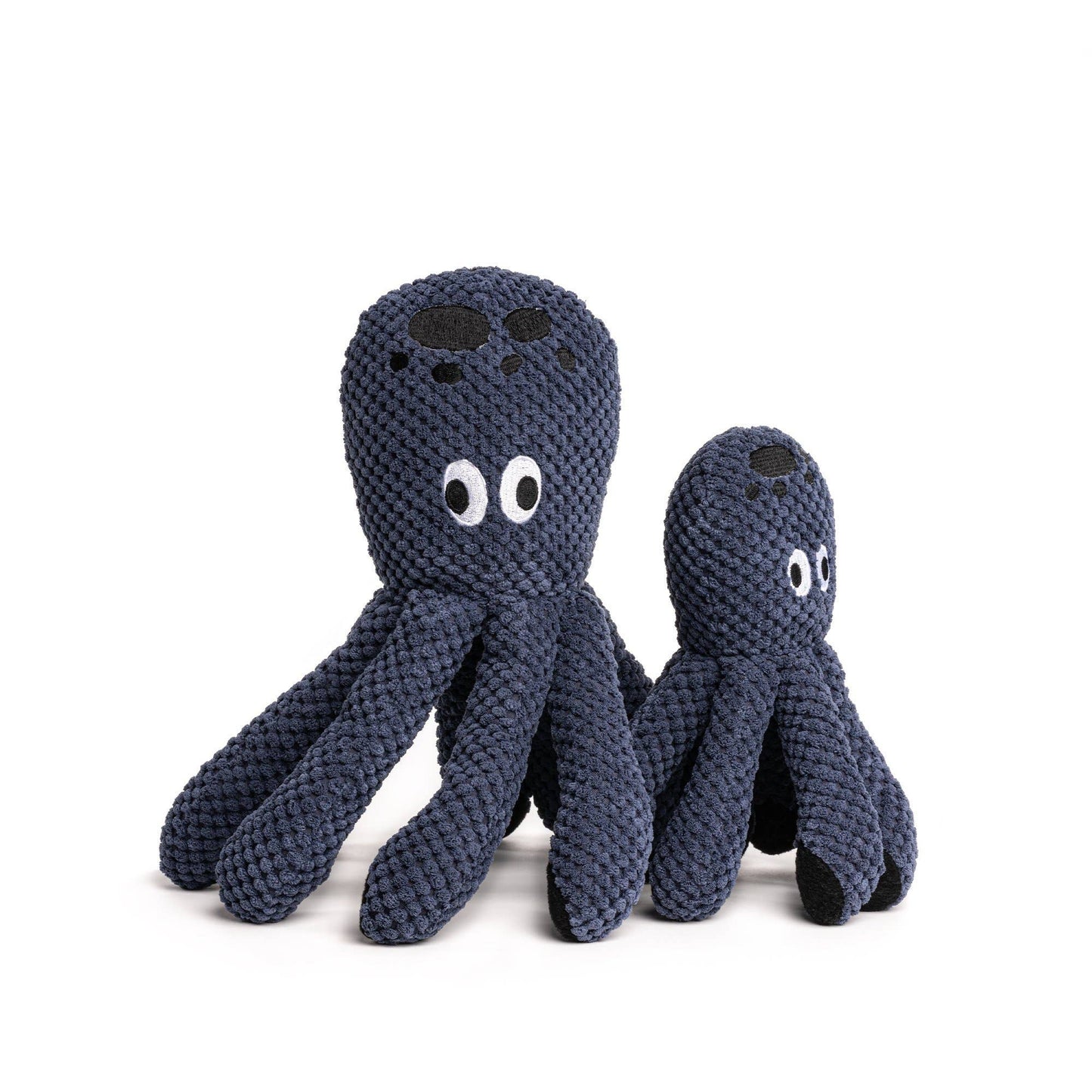fabdog Floppy Octopus Plush Dog Toy: Ink:#073073 / Small
