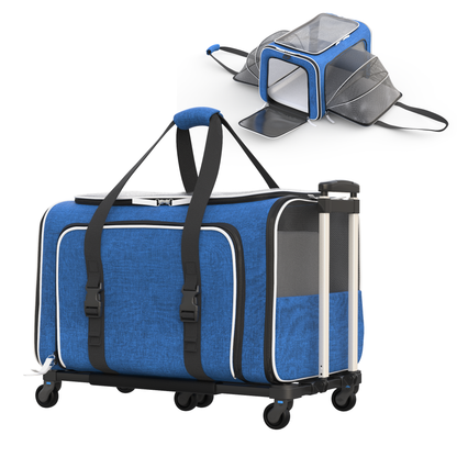 Katziela - Katziela Rolling Rover Airline Compliant Expandable Wheeled Pet Carrier