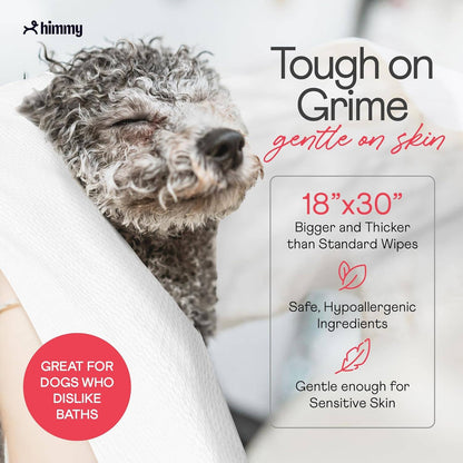 Katziela - Large Pet Wipes for Dogs and Cats