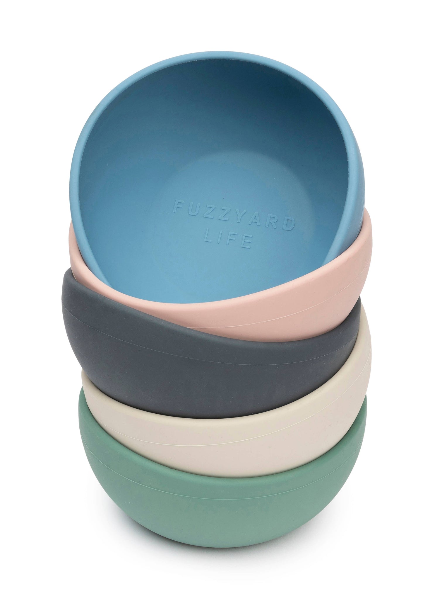 FuzzYard Life Silicone Bowl - Myrtle Green S