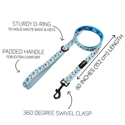 Dog Leash - Alice in Wonderland (Blue)