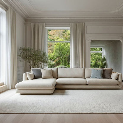 Bloom 2-Seater Sofa w/ Chaise Lounge - Plinth Base