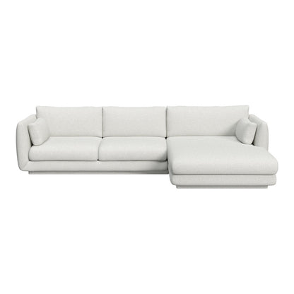 Bloom 2-Seater Sofa w/ Chaise Lounge - Plinth Base
