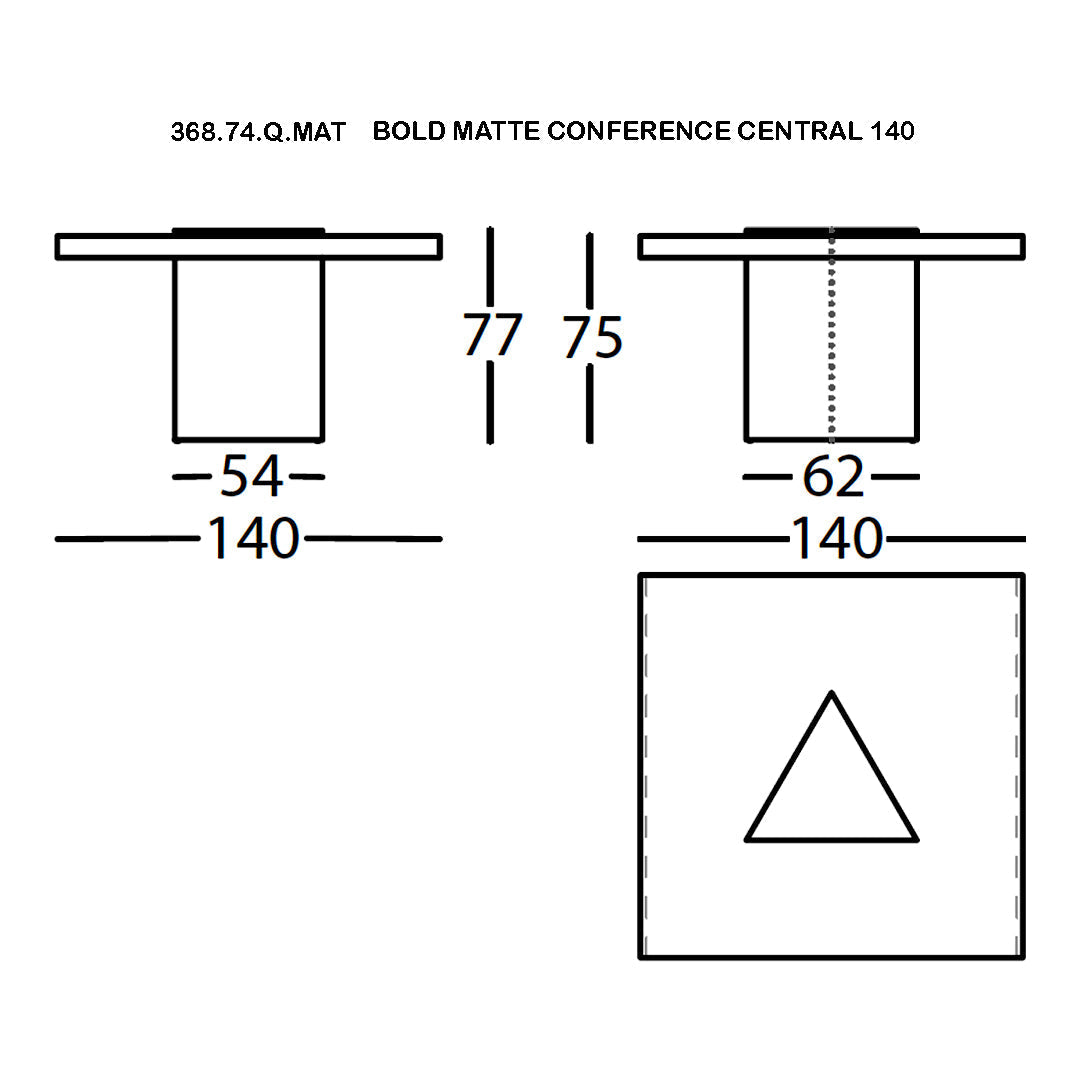 Bold Modular Conference Table - Matte Lacquered