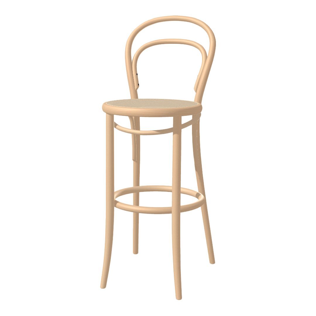Barstool 14 - Seat in Cane Weave