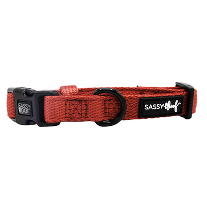 Dog Collar - Burgundy