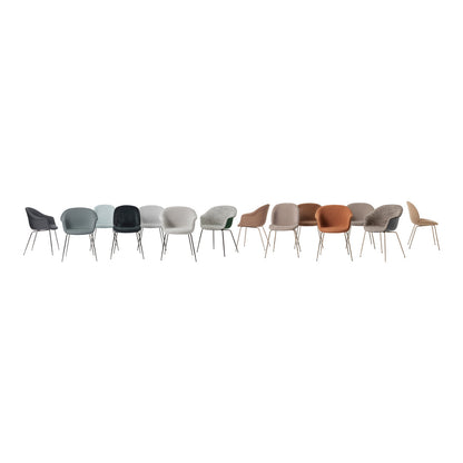 Bat Dining Chair - Conic Base - Fully Upholstered
