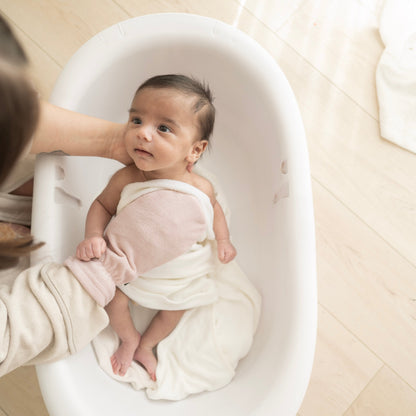 Terry Bath Mitt in Blush