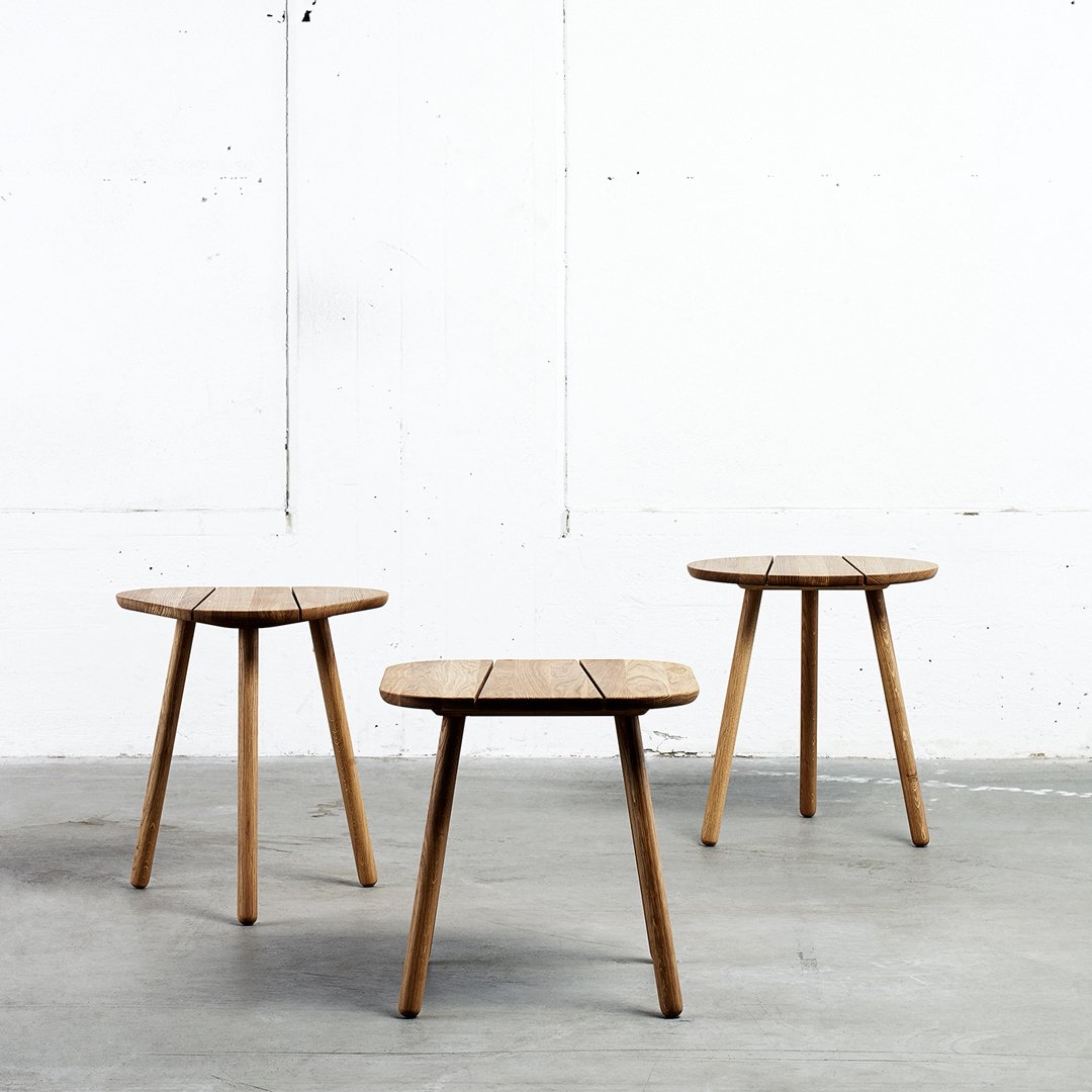 Bruse Triangular Sofa Table