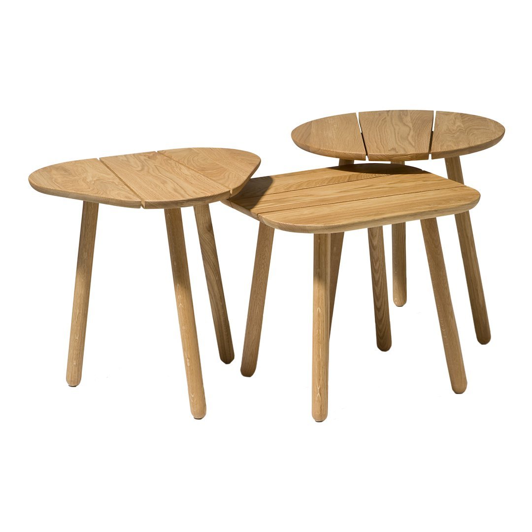 Bruse Triangular Sofa Table