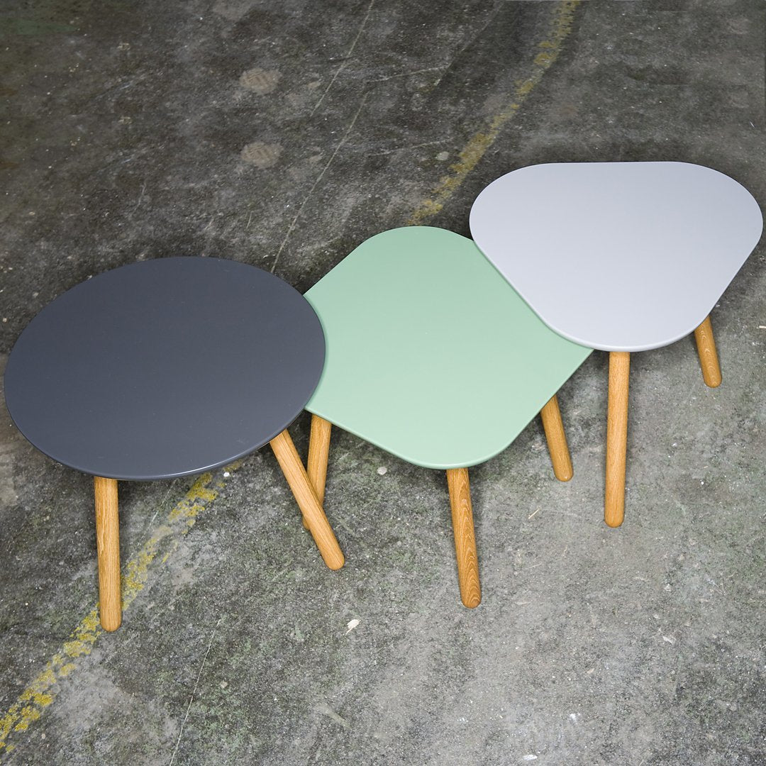 Bruse Triangular Sofa Table