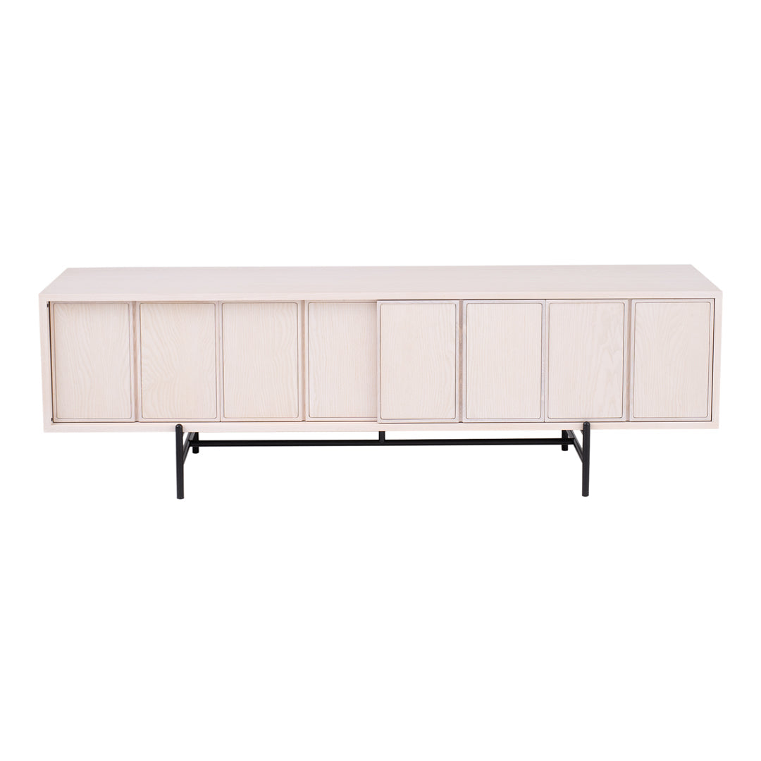 Canvas Media Unit - Wood Doors