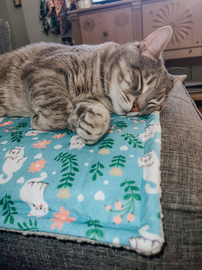 Pet Blanket - Purrs & Petals