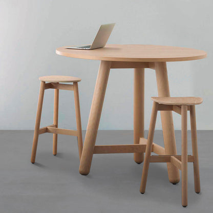 Beech Stool 75 Flat Barstool