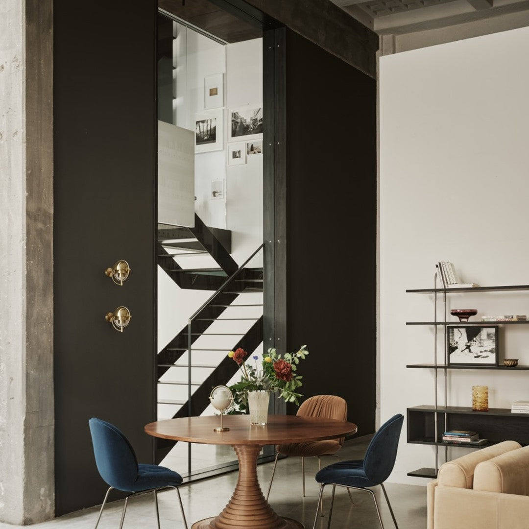 Beetle Soft Dining Chair - Conic Base - Fully Upholstered