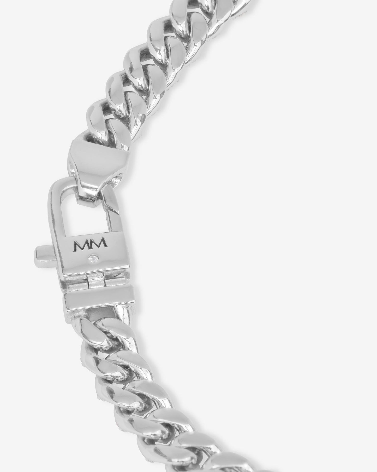 Julian Cuban Chain Necklace 6.8mm - Silver