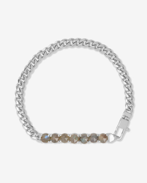 Julian Loves Labradorite Bracelet 5mm - Silver|Labradorite